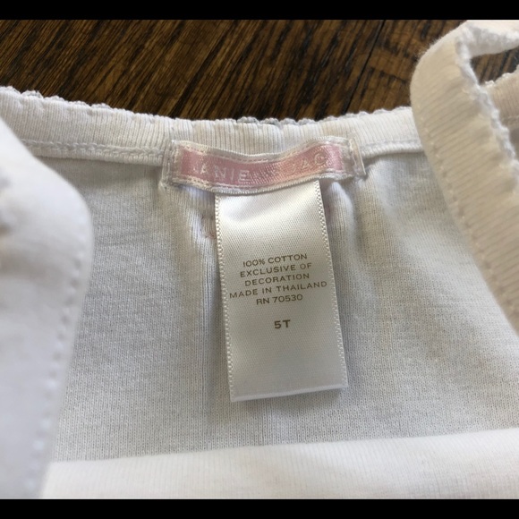 Janie and Jack Girls Camisole Tank Top sz 5T - Picture 3 of 3